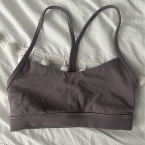 Lululemon flow y bra color mauve purpleish, size 2